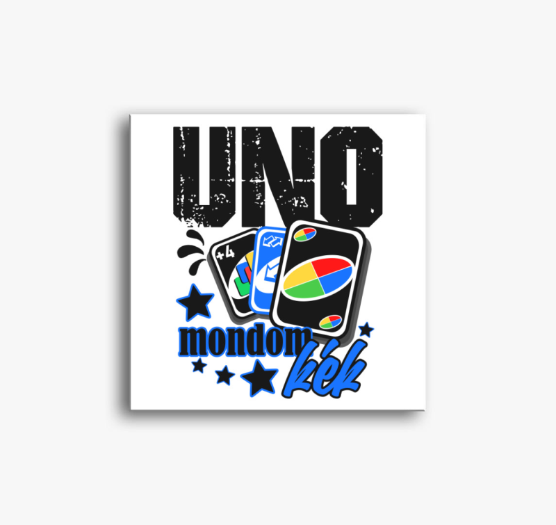 UNO mintás vászonkép