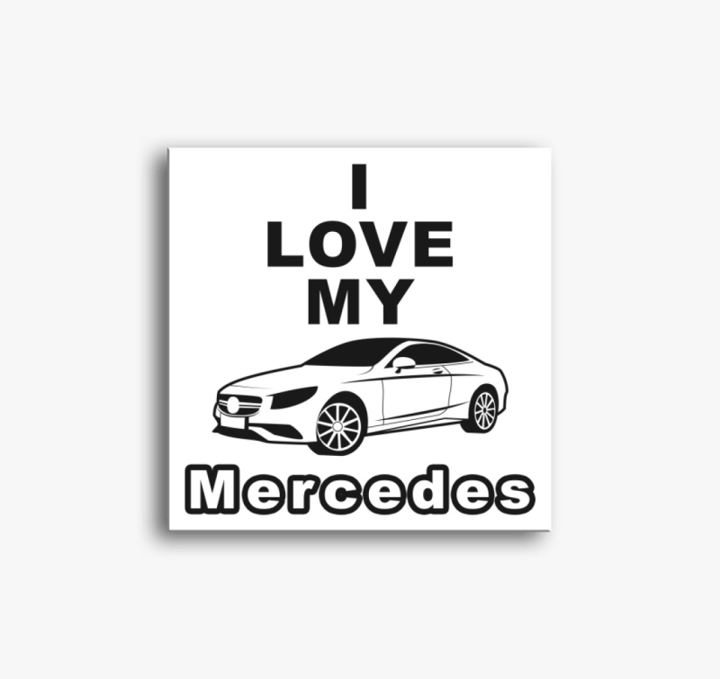 I love my Mercedes vászonkép