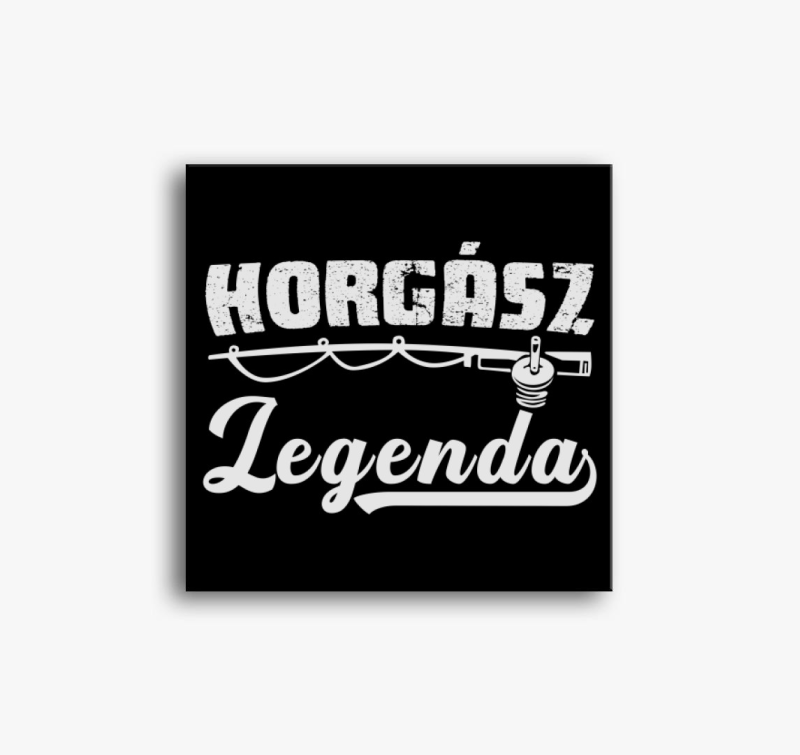 Horgász legenda vászonkép