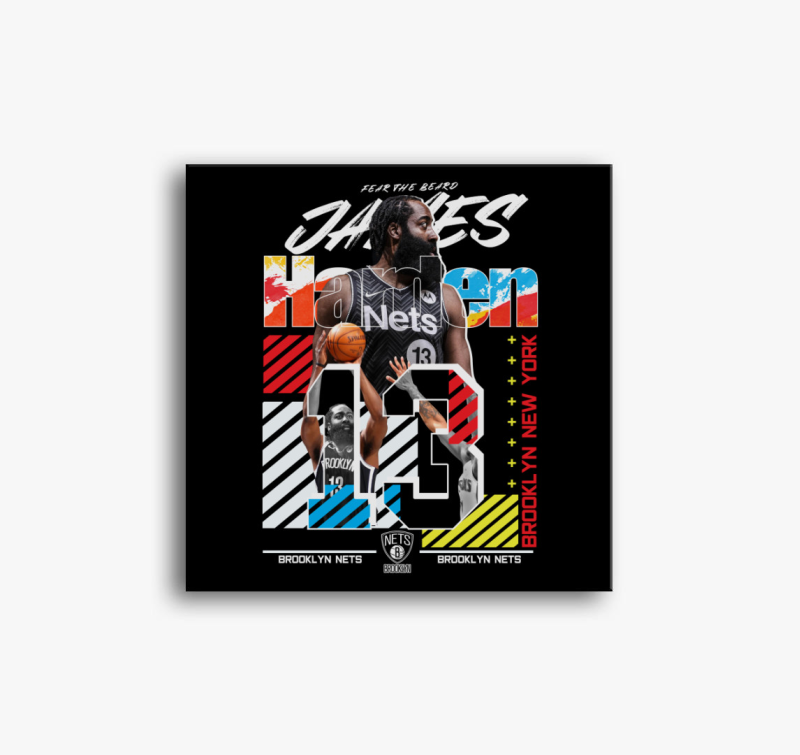 James Harden vászonkép