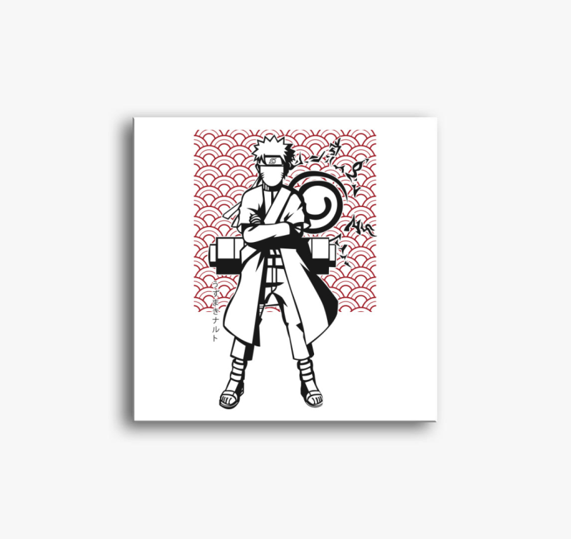 Naruto sziluett vászonkép