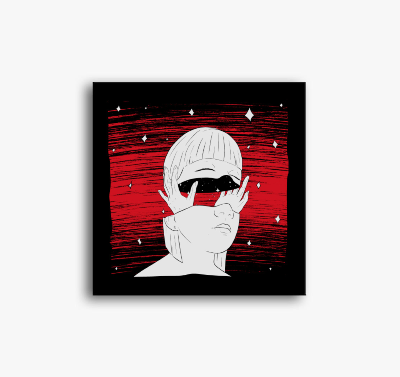 Gondolat vászonkép