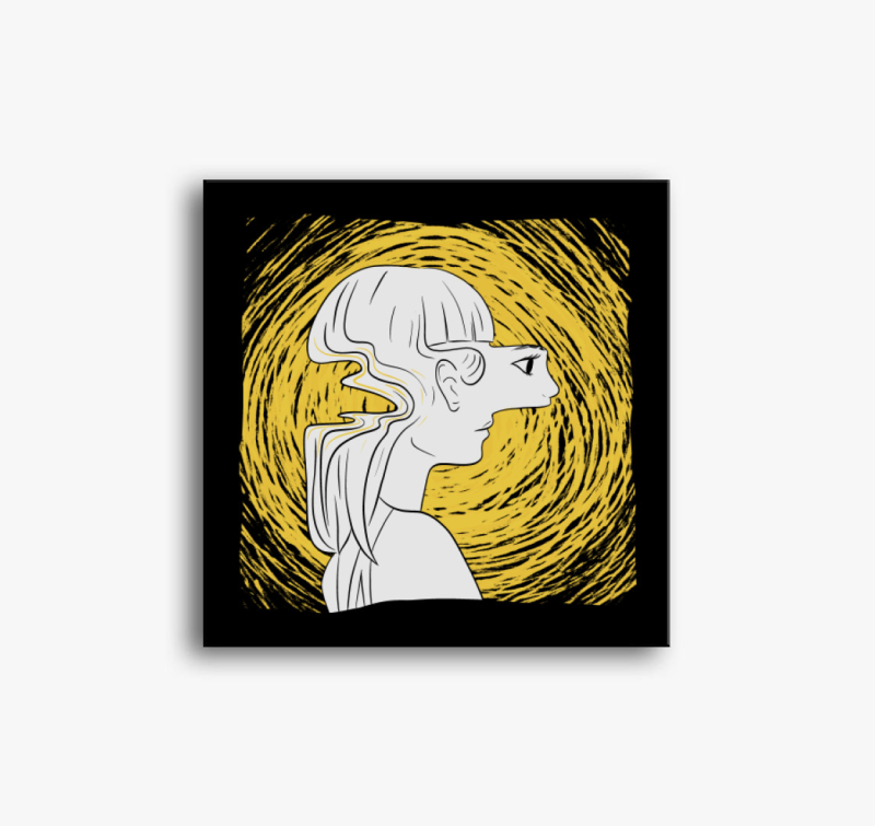 Szétcsúszva vászonkép