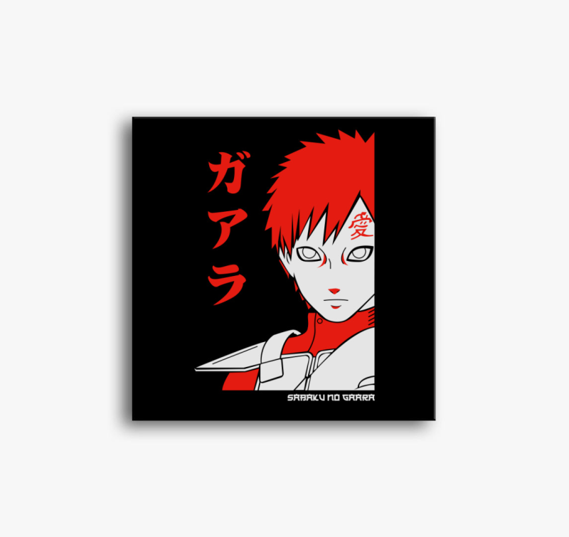 Gaara silhouette  vászonkép