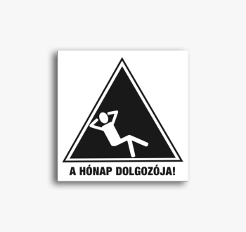 A hónap dolgozója vászonkép