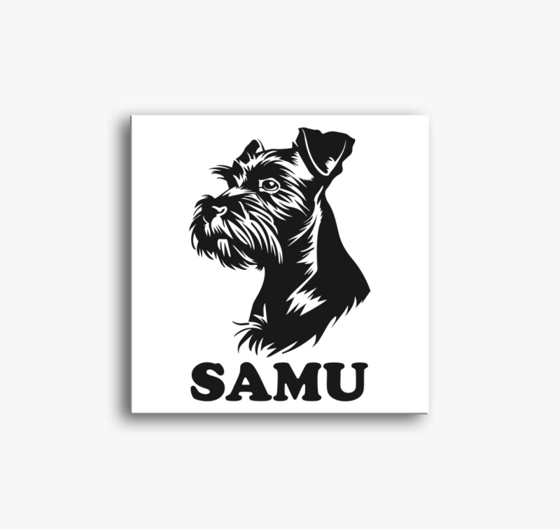 Schnauzer névvel 4 vászonkép