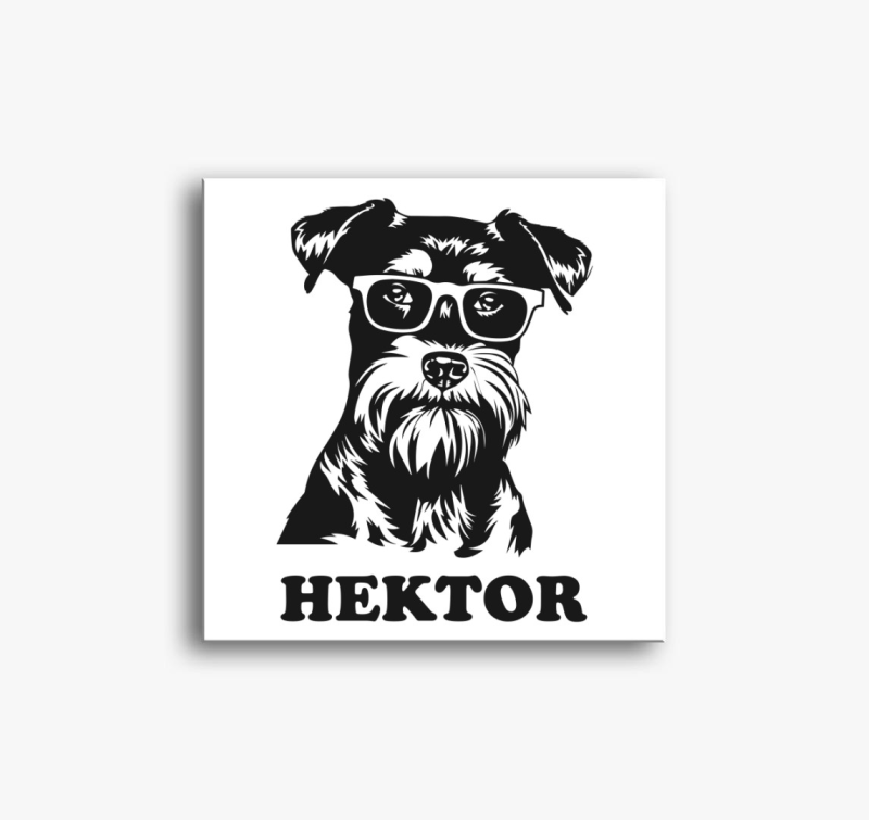 Schnauzer névvel 8 vászonkép