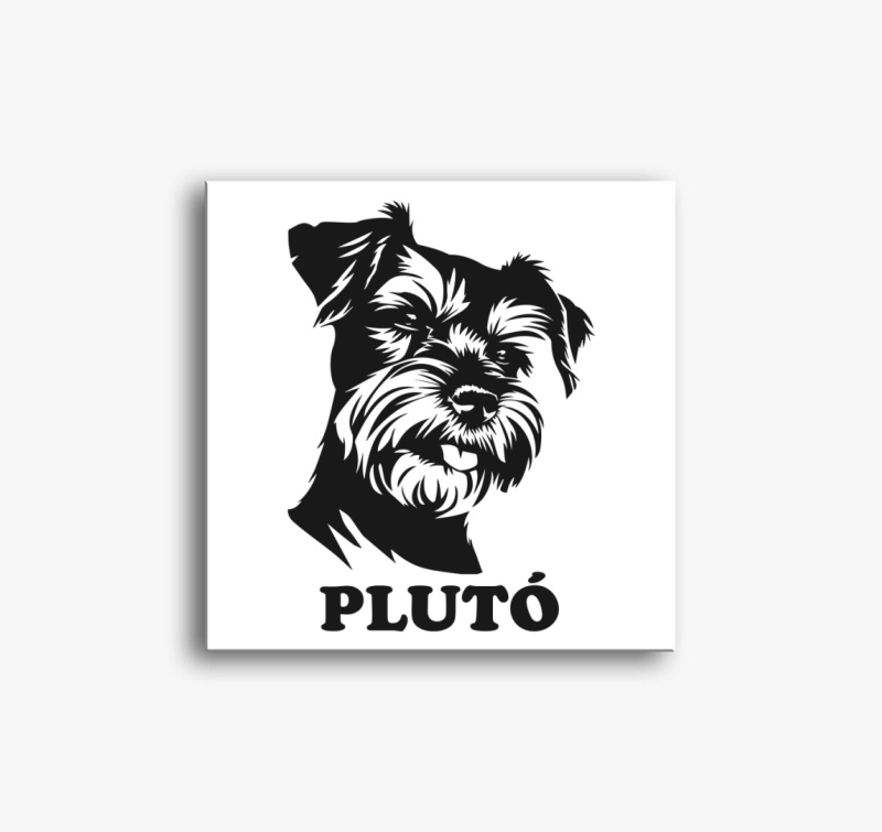 Schnauzer névvel 10 vászonkép