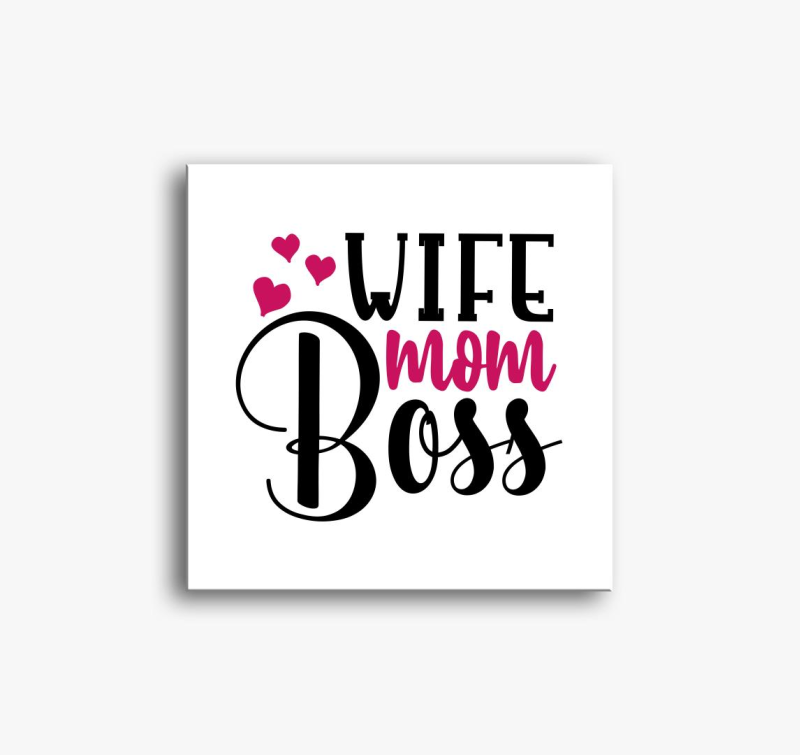 wife mom vászonkép