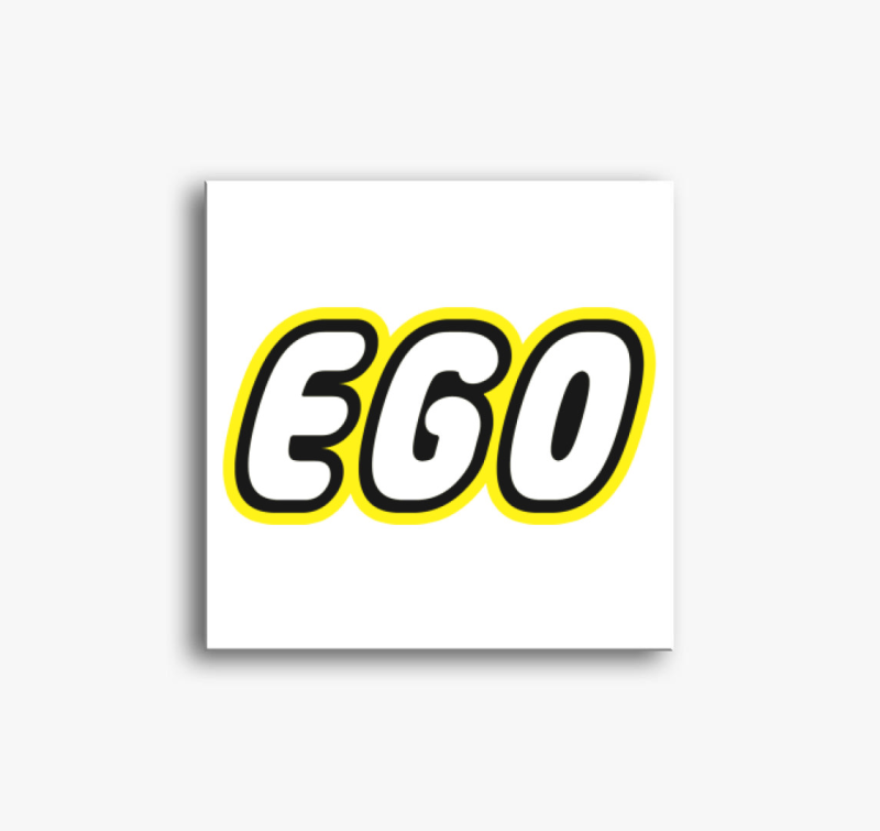 Ego Lego márka paródia vászonkép