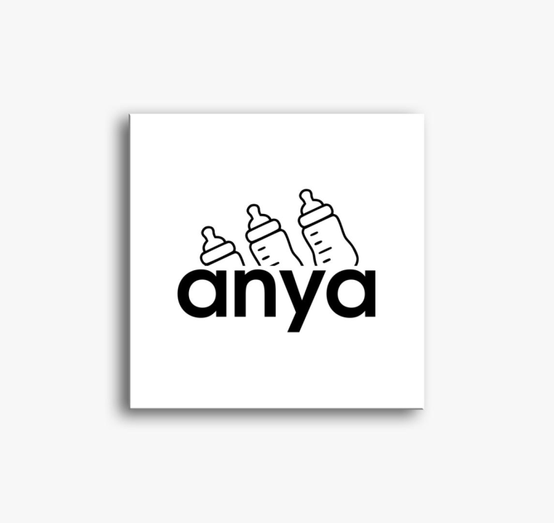 Anya cumisüveg vászonkép