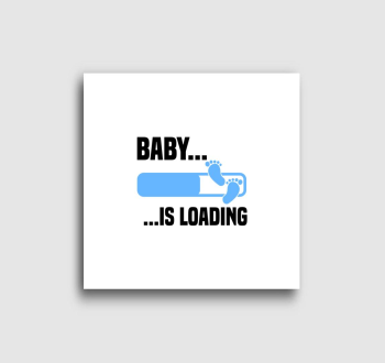 Baby is loading fiú vászonkép