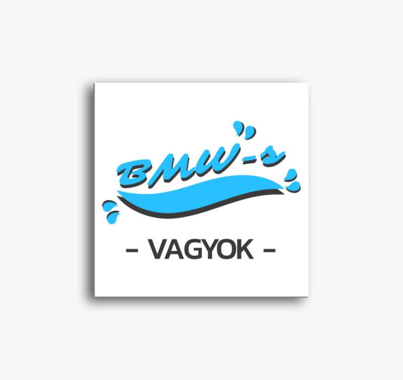 BMW-s vagyok vászonkép