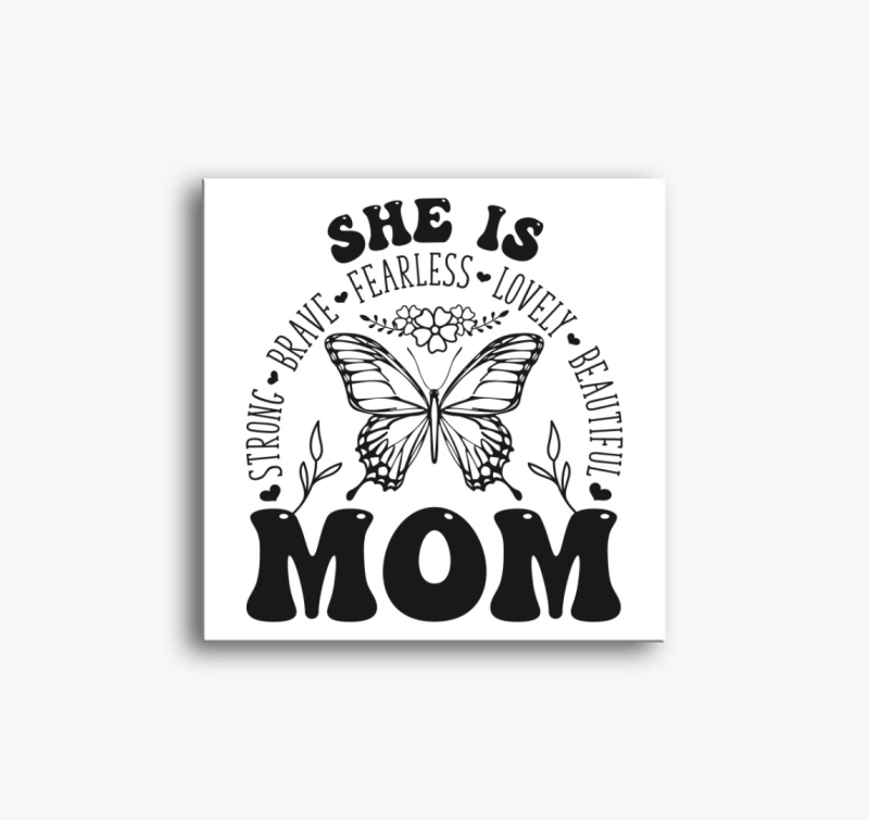 Mom pillangós vászonkép