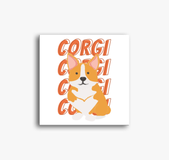 Corgi mintás vászonk