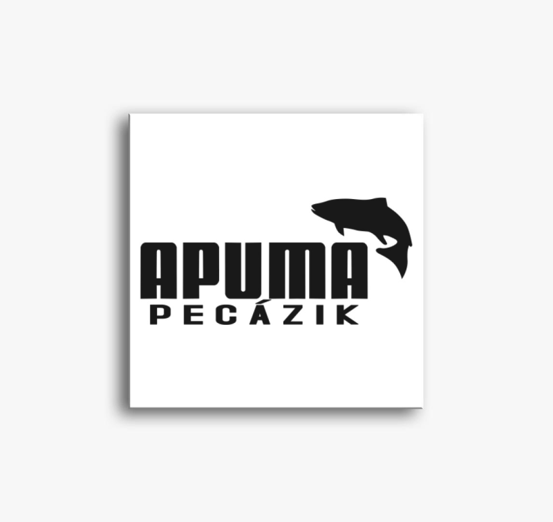 Horgászoknak APUMA pecázik márka pumás vászonkép