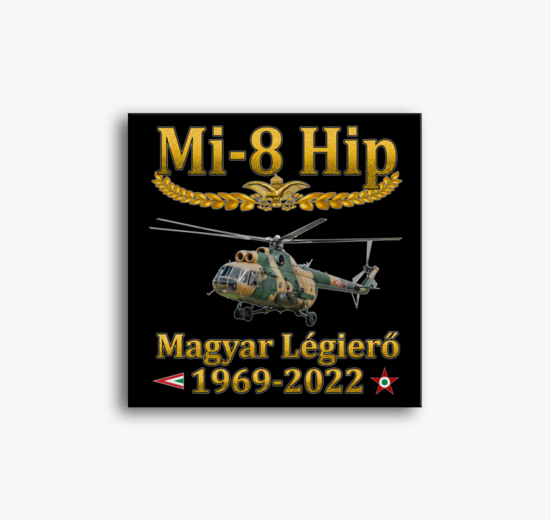 Mi-8 emlék vászonkép