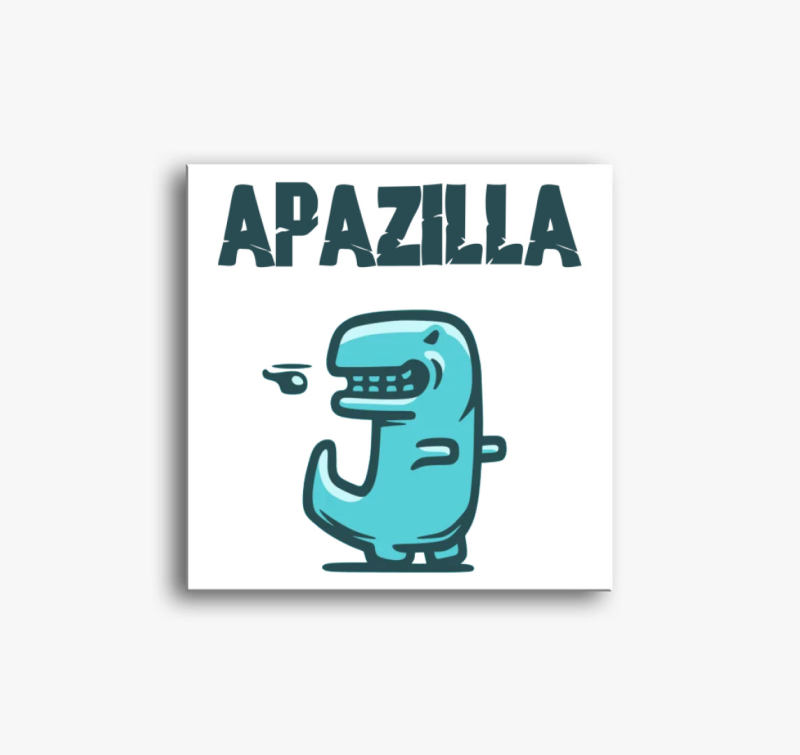 Apazilla vászonkép