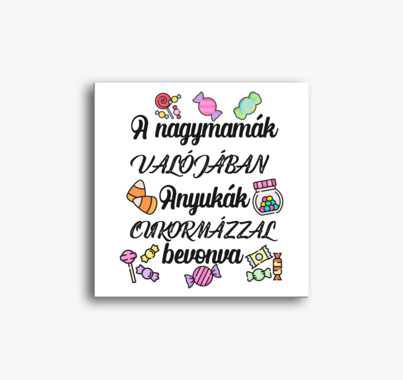 A nagymamák valódi kiléte vászonkép