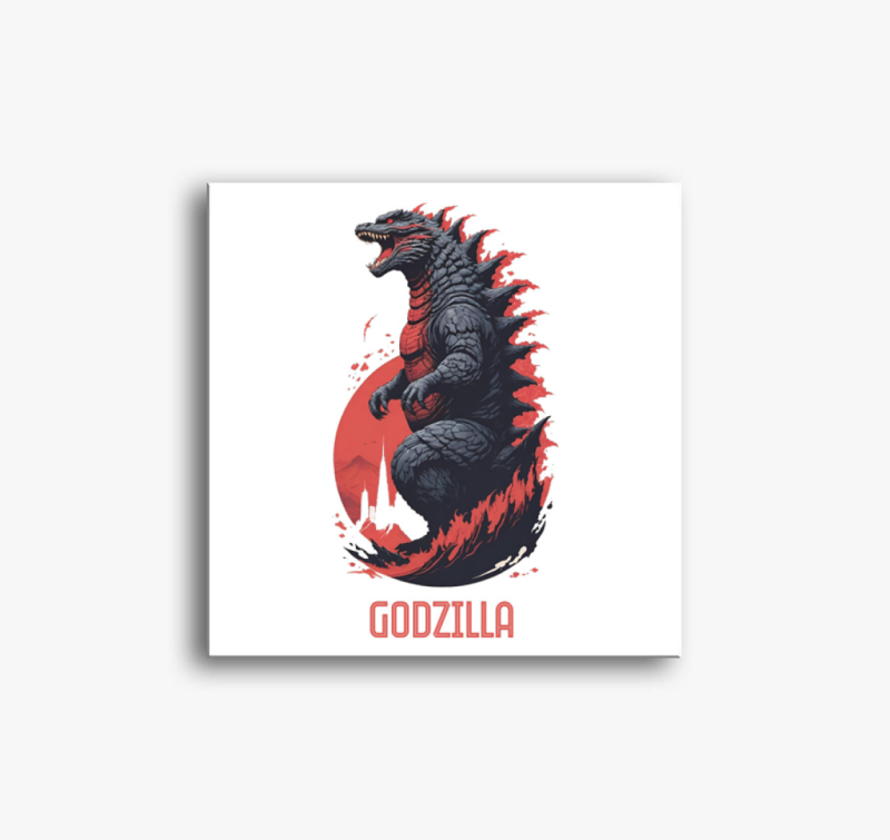 Godzilla art vászonkép