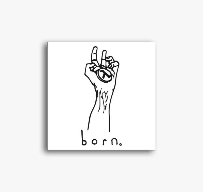 Half Life born poster vászonkép