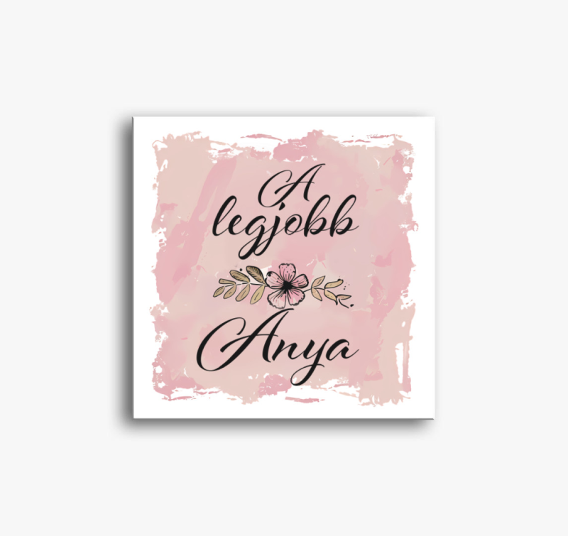 Legjobb anya vászonkép