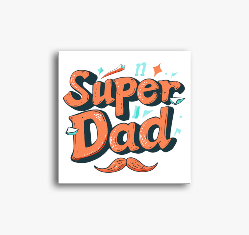 Szuper apuka vászonkép