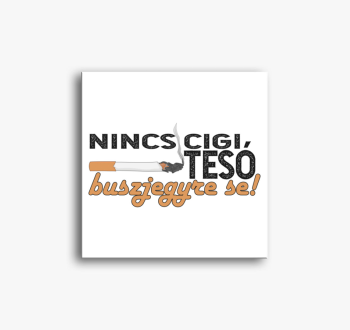 Nincs cigi tesó vász