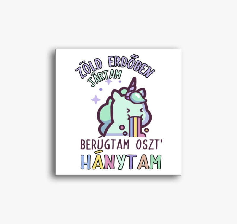 Zöld erdőben jártam... vászonkép