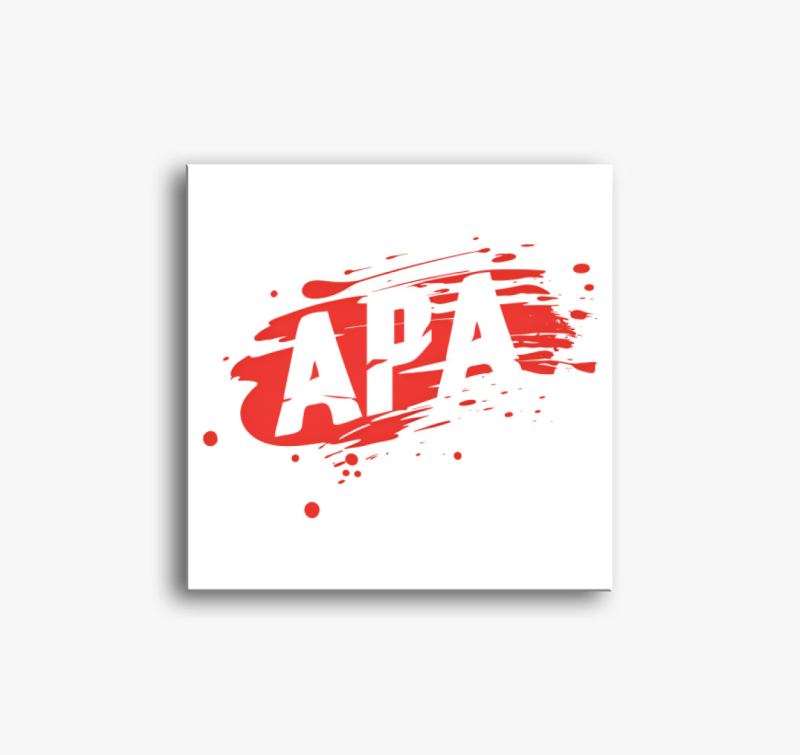 Apa festékes vászonkép