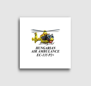 EC135 légimentő karikatúra vászonkép