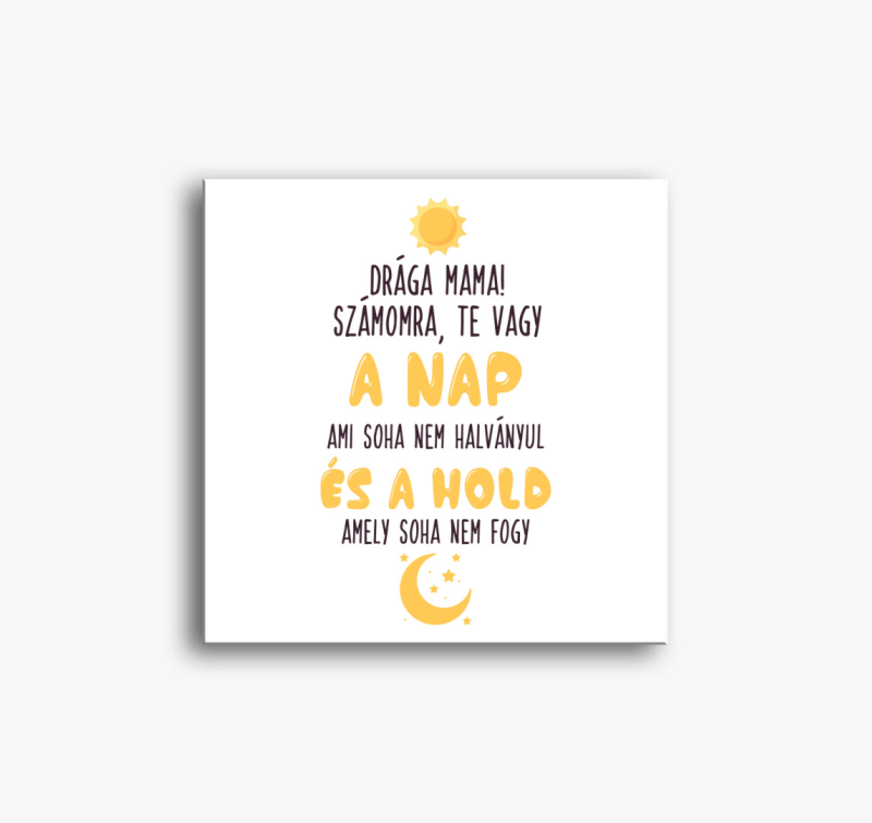 Mama a Nap és a Hold vászonkép