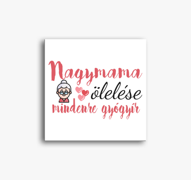 Nagymama ölelése vászonkép