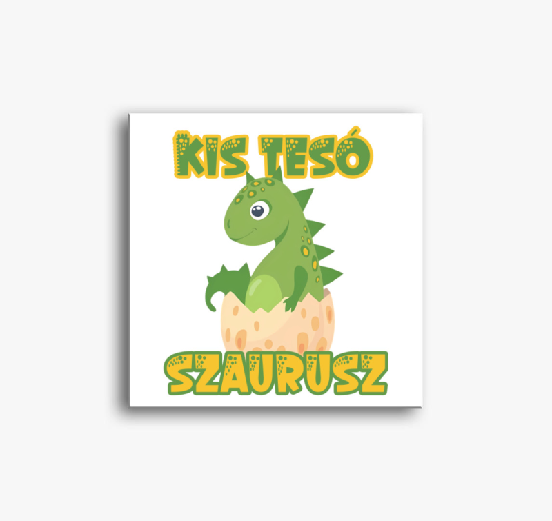 Kis tesó szaurusz vászonkép