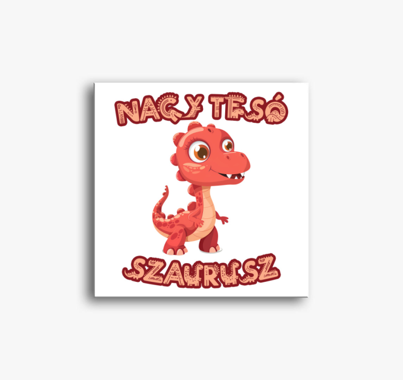 Nagy tesó szaurusz vászonkép