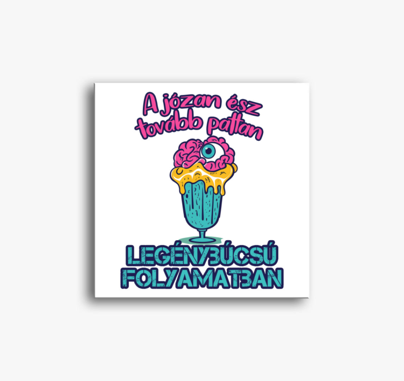 A józan ész tovább pattan vászonkép