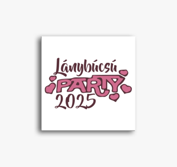 Lánybúcsú party szív...