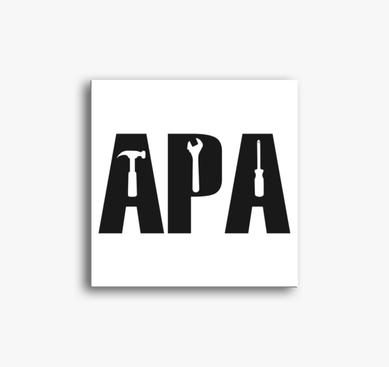 Apa szerelő vászonkép