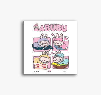 Alvó labubuk vászonk