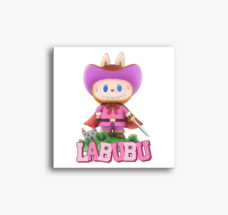 Muskétás labubu vászonkép 