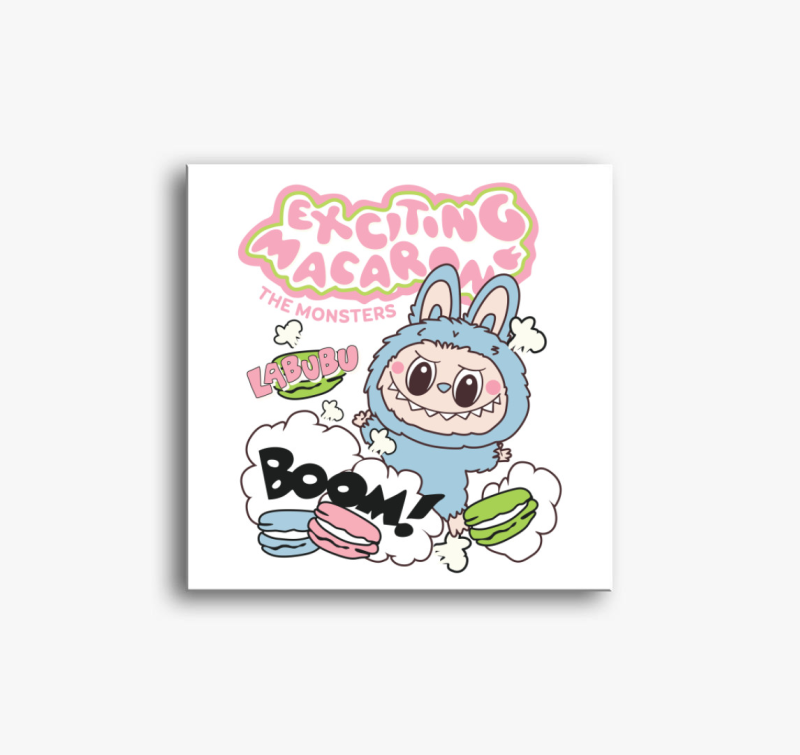 Macaron labubu vászonkép 