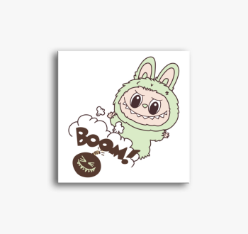 Bombás labubu vászon