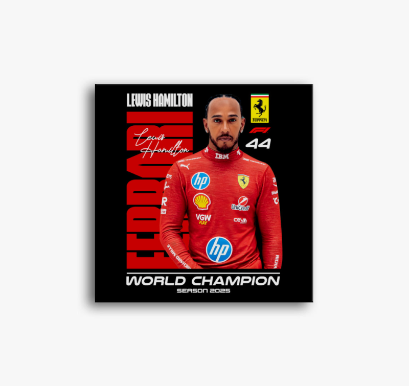 Lewis Hamilton Ferrari vászonkép