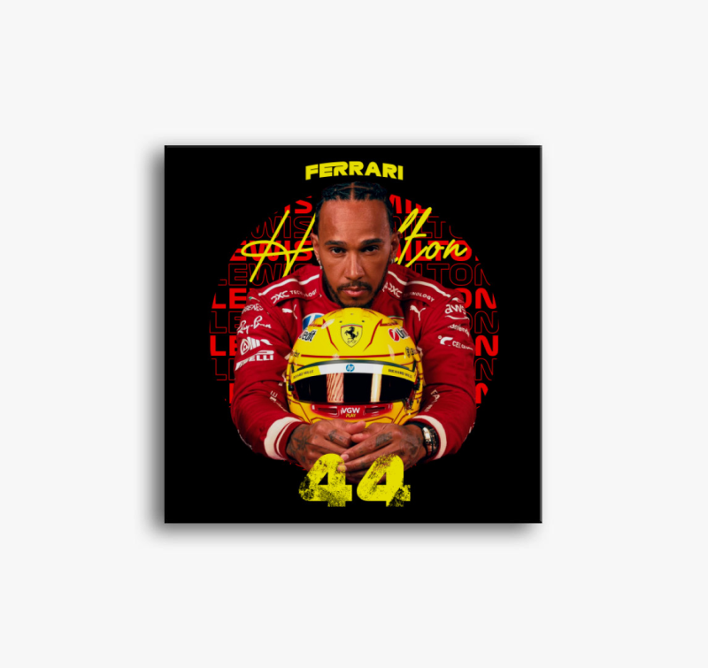 Lewis Hamilton Portré vászonkép