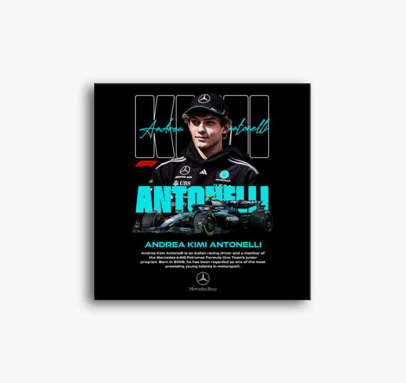 Andrea Kimi Antonelli vászonkép