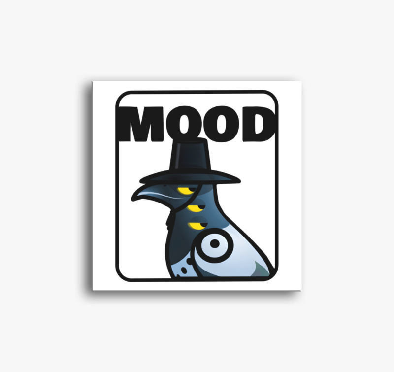 Huntrix szarka mood vászonkép