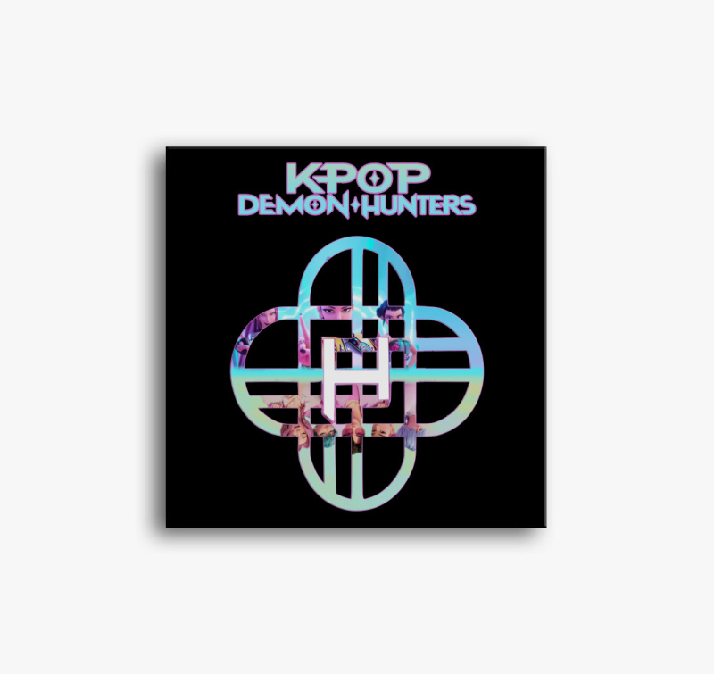 Kpop Demon Hunters logó vászonkép