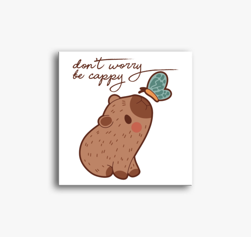 Don't worry be cappy vászonkép
