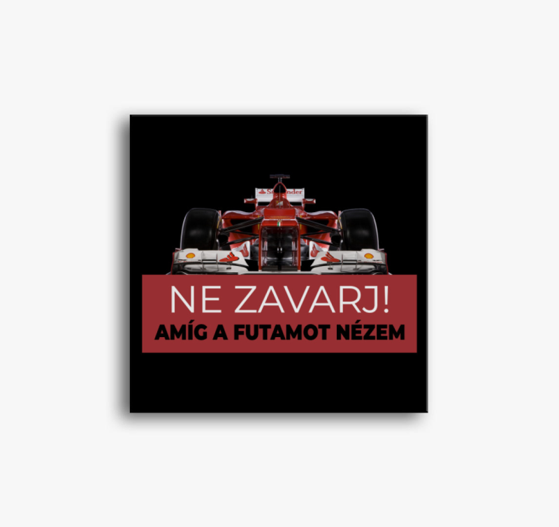 Futamot nézek ne zavarj vászonkép