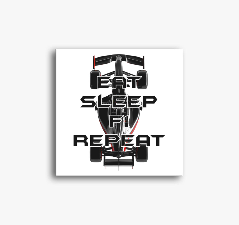Eat Sleep F1 Repeat vászonkép